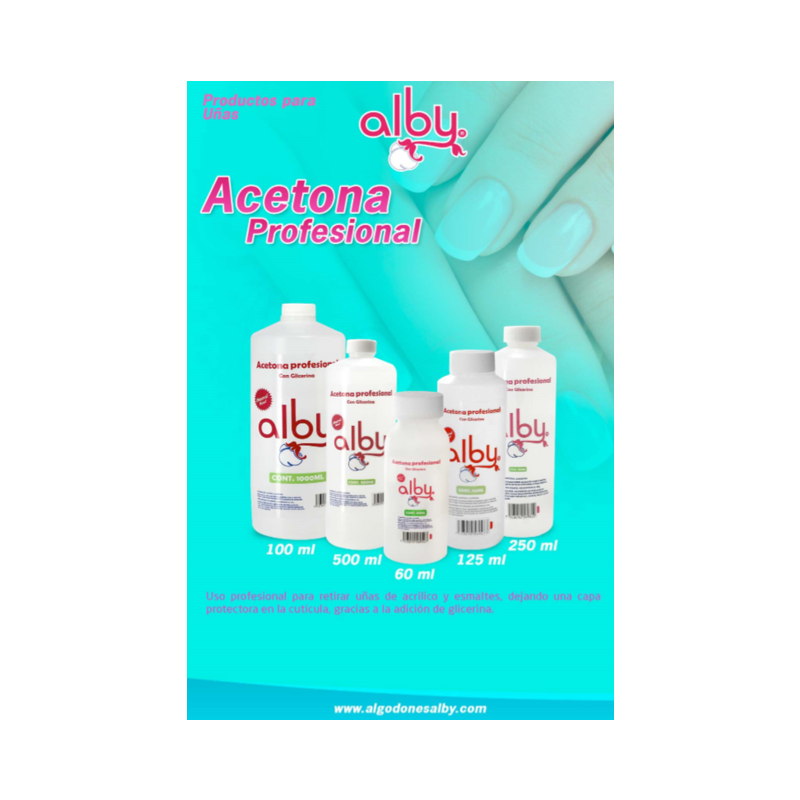 acetona para uñas